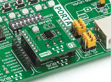 MIKROE 23LC1024 SRAM Click Board fig 4