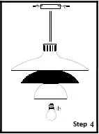 Johan Lewis House Stockholm Ceiling pendant Step 4