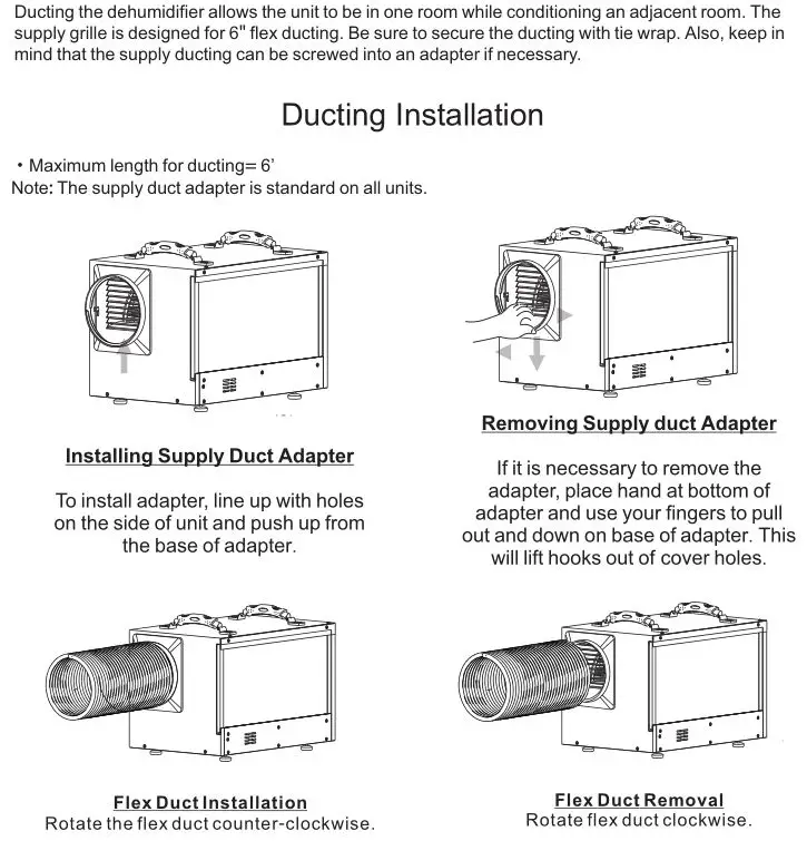 base aire AirWerx - Ducted Applications