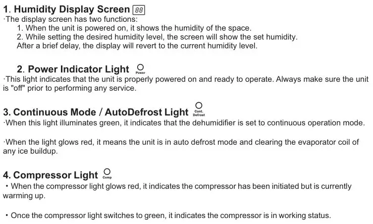 base aire AirWerx - Indicator Lights