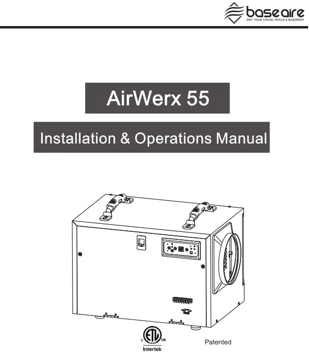 base aire AirWerx Installation Guide