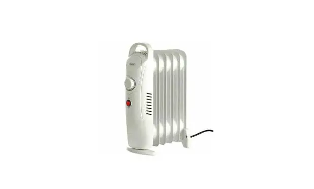 Vonhaus 2500106 800w White Mini Oil Filled Radiator Instruction Manual