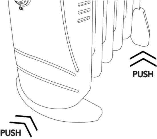 VonHaus 2500106 - FEET ASSEMBLY