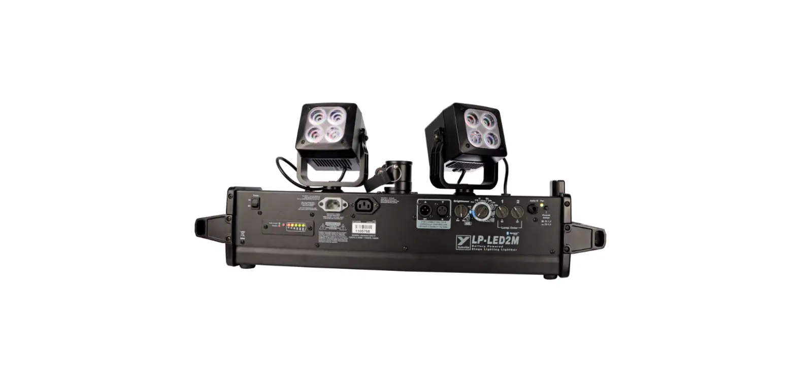 Yorkville Lp-led2m Battery Powered Stage Lighting Lightbar Owner's Manual