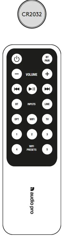 audio pro A28 Portable Speaker - Remote
