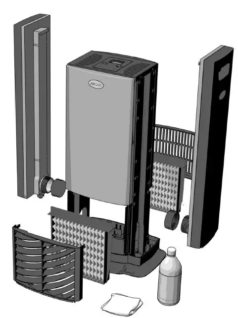 AIRCARE D46720 Tower Evaporative Humidifier-FIG7