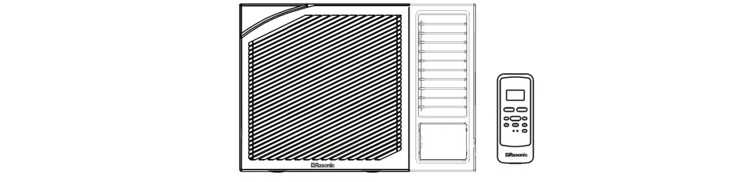 Rasonic R410a Window Type Air Conditioner User Manual