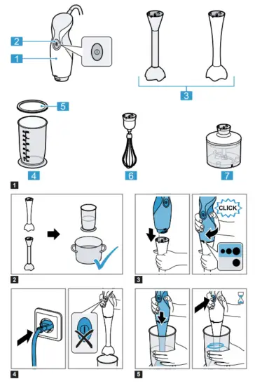 BOSCH MSM6B150 Hand Blender -