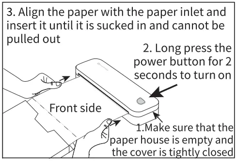 Folding paper installation guide