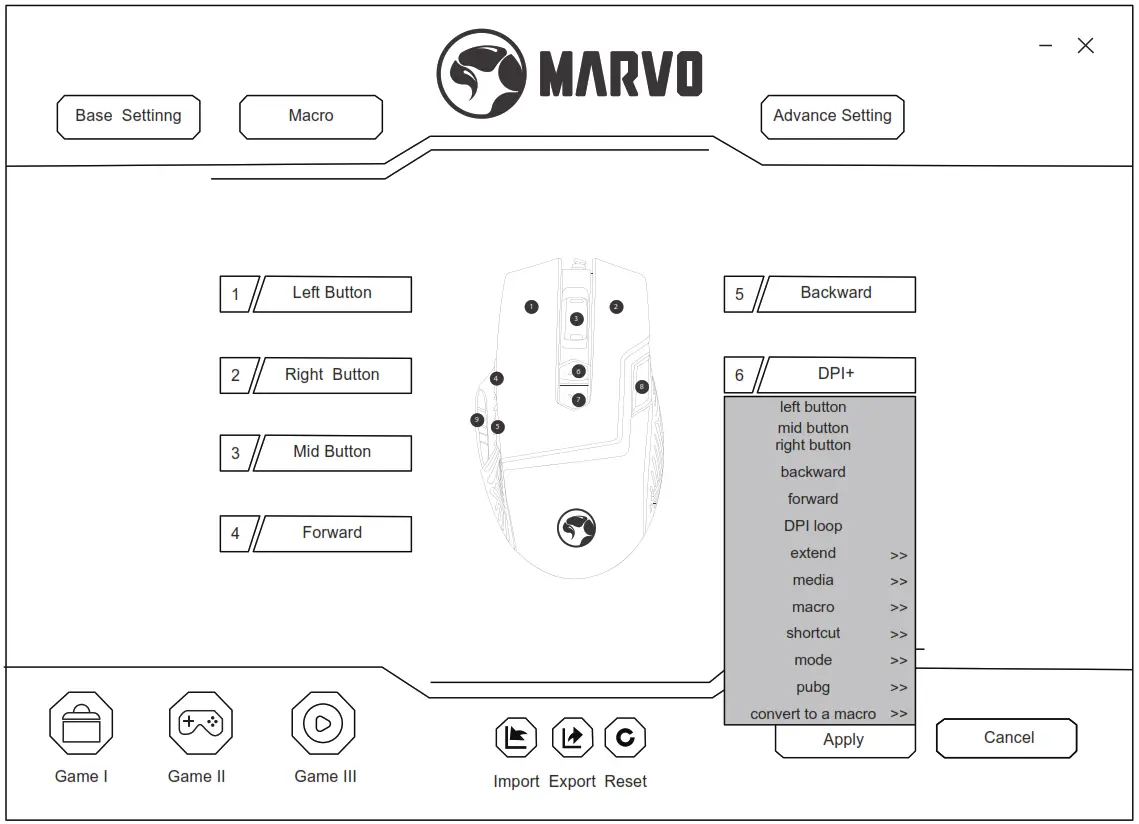 MARVO M355+G1 7200DPI Gaming Mouse Combo - Fig 2