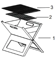 BLAUPUNKT GC201 Foldable Grill Instruction - Grill112