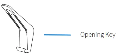 velleman HAA80 Remote Control Panel Switch - Key