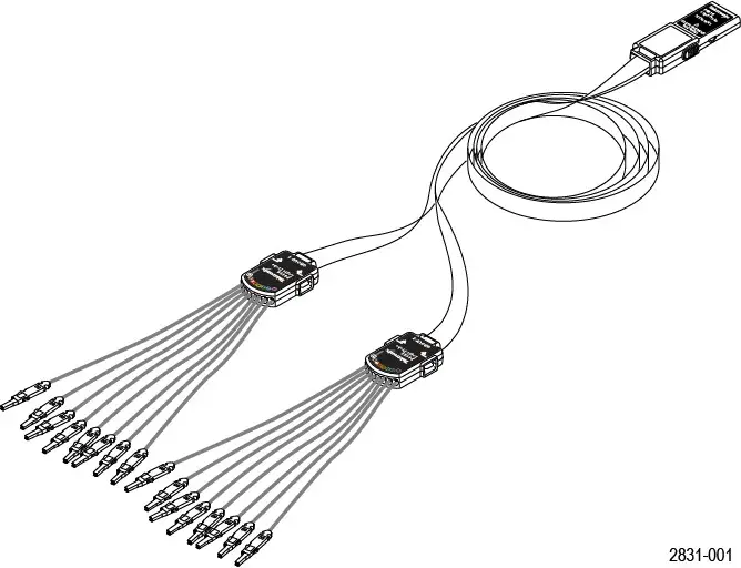 Tektronix P6616 16 Channel Genera Purpose Logic Probe - Product Description