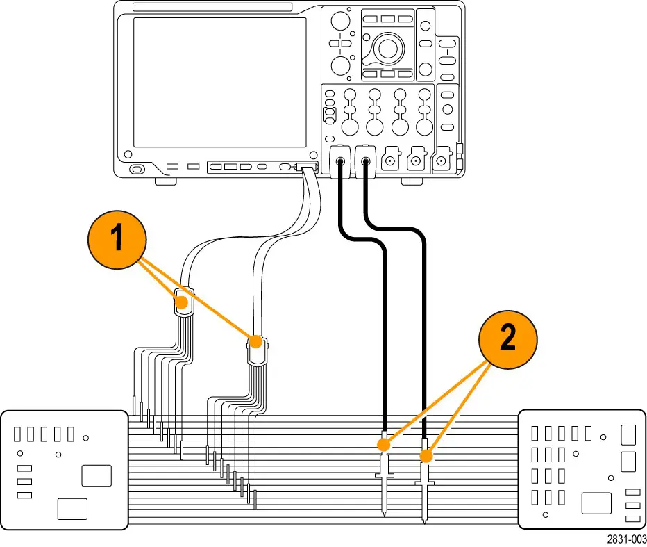 Tektronix P6616 16 Channel Genera Purpose Logic Probe - Typical Application 1