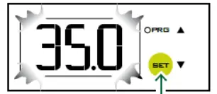 Setting cooling set point