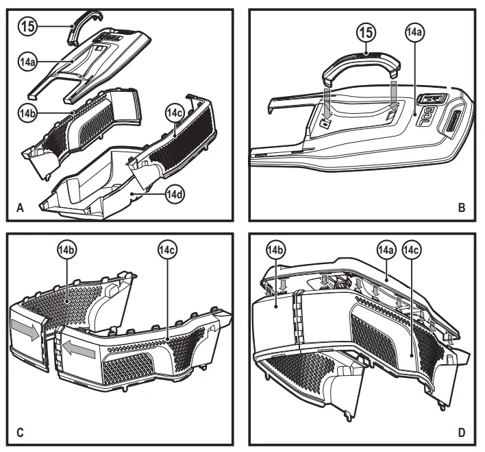 BLACK DECKER Mower with EasySteer3