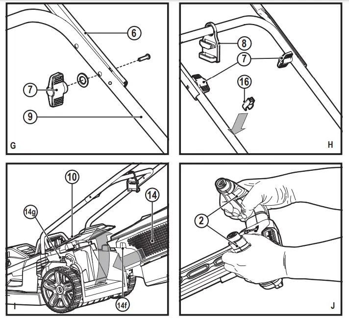BLACK DECKER Mower with EasySteer5