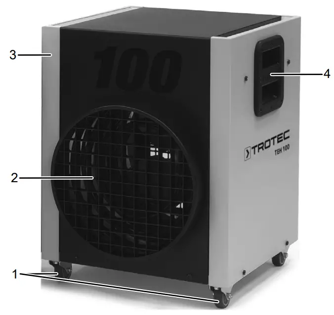 Trotec TEH70 Electric Heater - 2