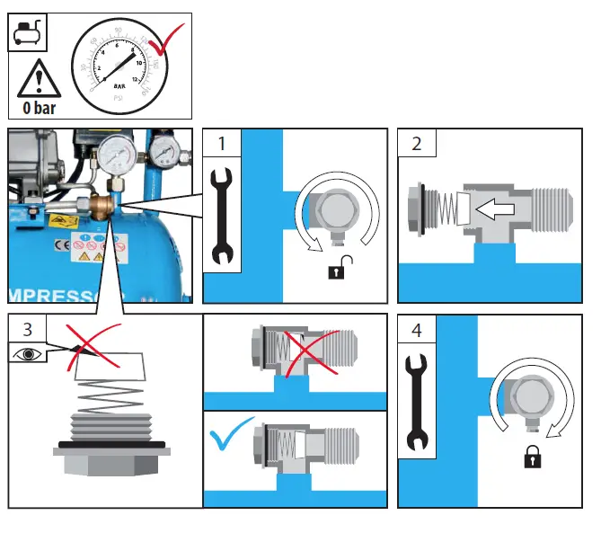 Gude 50111 Oil-Free Compressor-fig8