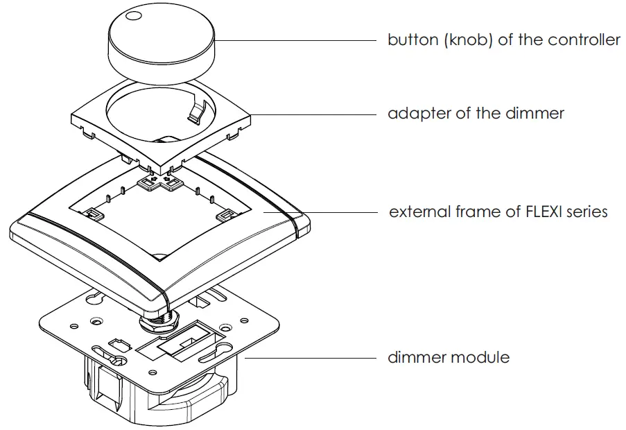 karlik 11MRO-2 IP20 Dimmer FIG 3