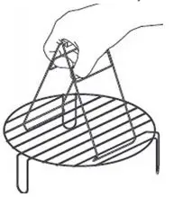 SQ professional BLITZ 12+5L Halogen Oven Installation Guide - Using the tongs