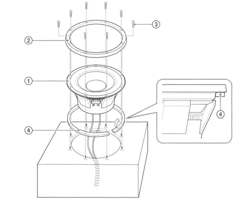 SONY XS-W124ES Subwoofer 6