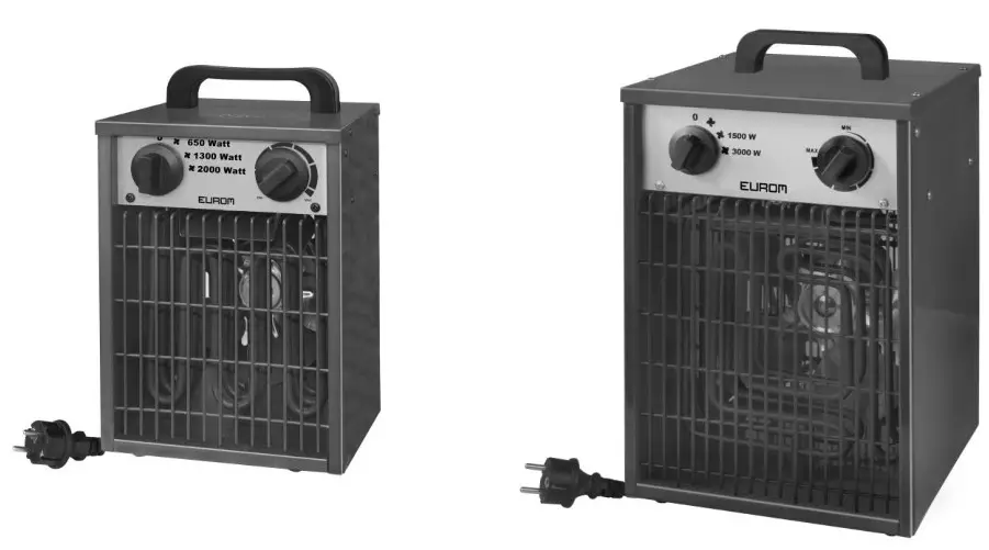 EUROM EK3001 Electrical Fan Heater - Cover