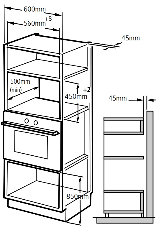 caple CM123BK Combination Microwave - Overview 4