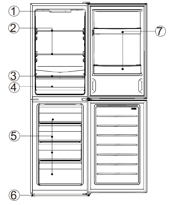 MontPellier--MLF176W-176cm-Tall-Low-Frost-Fridge-Freezer-1