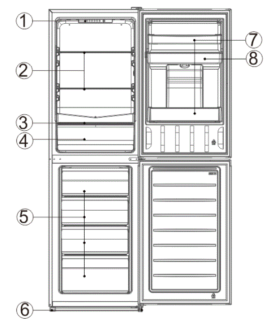 MontPellier--MLF176W-176cm-Tall-Low-Frost-Fridge-Freezer-2