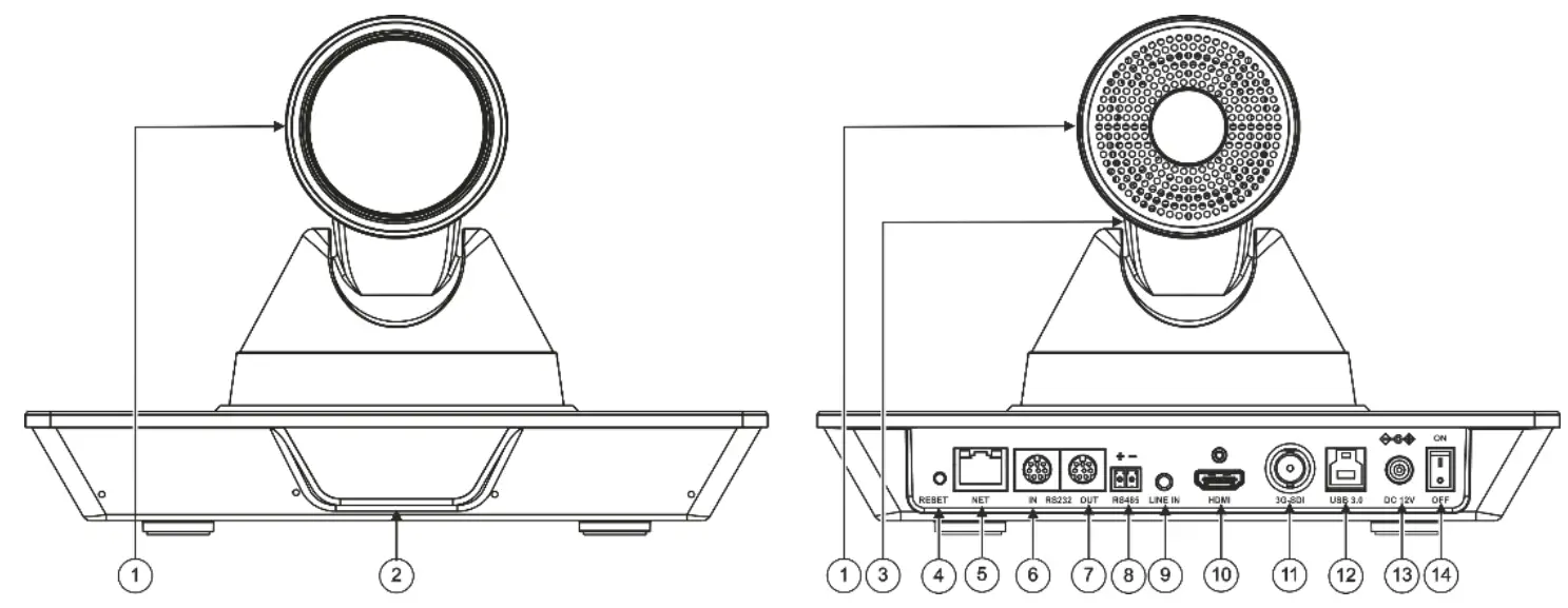 KRAMER K CAM4K 4K PTZ Camera - fig 1