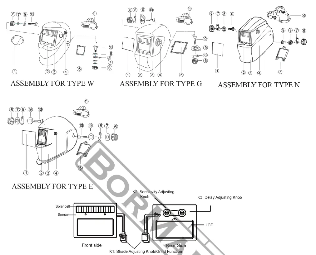 BORMANN-BWH2500-Welding-Protection-Helmet-fig-1