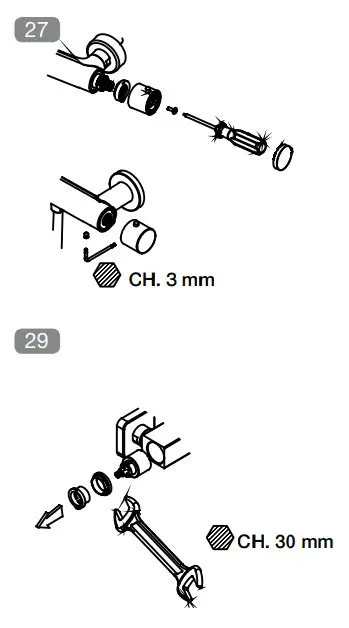 saPHO UN57168 Thermostatic Exposed Mixe - Figure 5