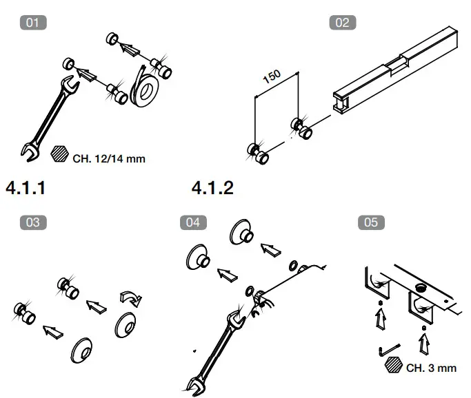 saPHO UN57168 Thermostatic Exposed Mixe