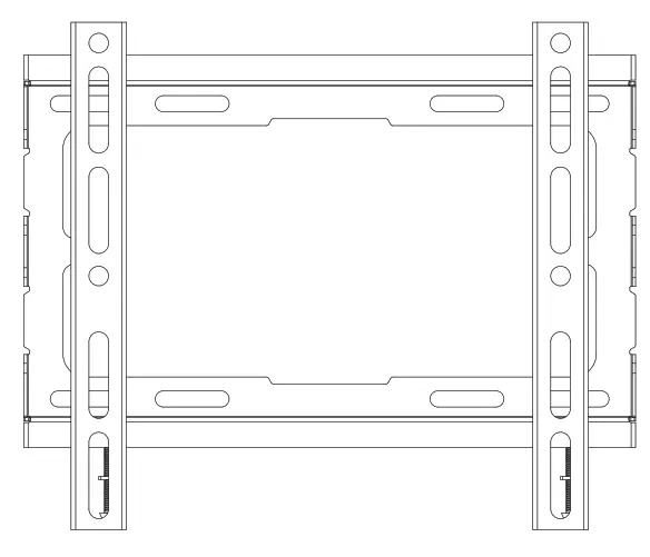 TOOQ LP1043F B WALL MOUNT BRACKET FOR SCREENS