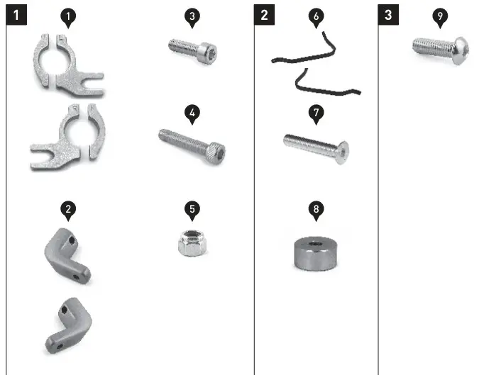 SW-MOTECH HPR.00.220.15900 B BBSTORM Handguard Kit for Triumph Tiger 900 - tools