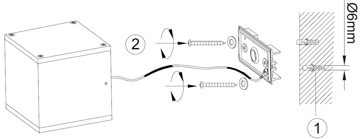 Paul Neuhaus 9700-13 Q-Amin Wall Light LED 01