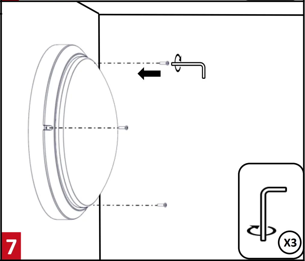 891300 Omegaled 2108lm HF PRE BL 4000K Installation illustration