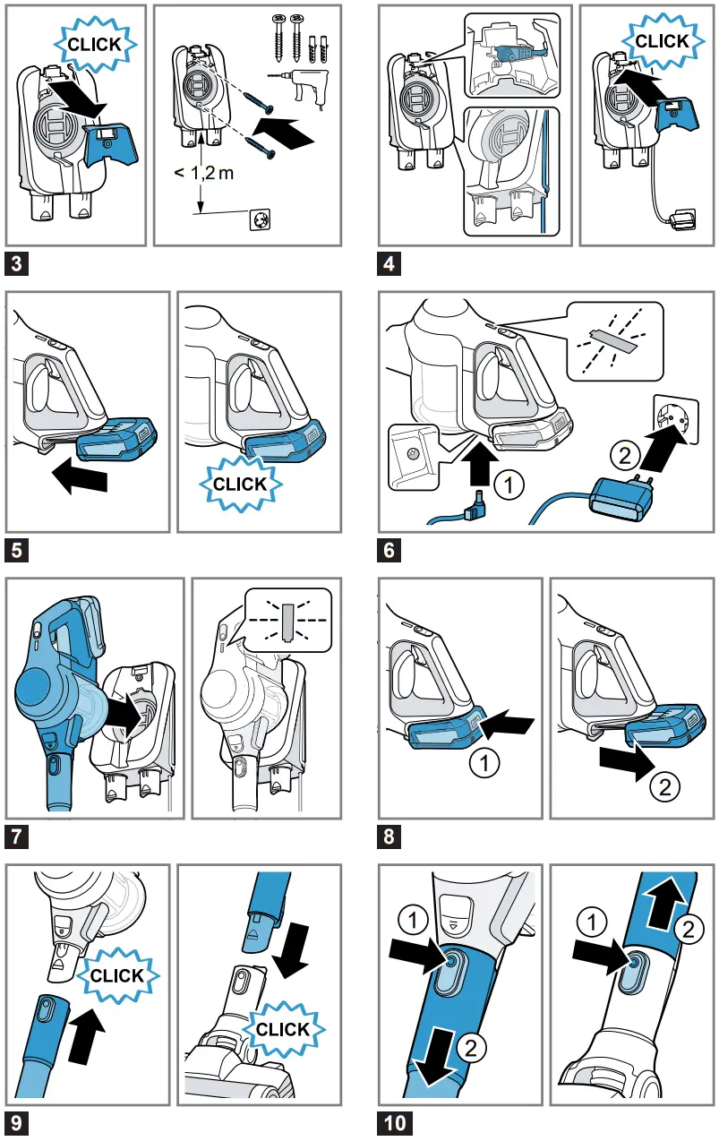 BOSCH Cordless Handstick Vacuum Cleaner - FIG 3