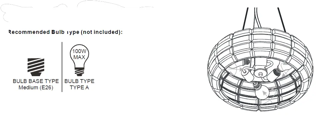 QUOIZEL-TF5334MBK-3-Light-20-Inch-Pendant-Ceiling-Light-10