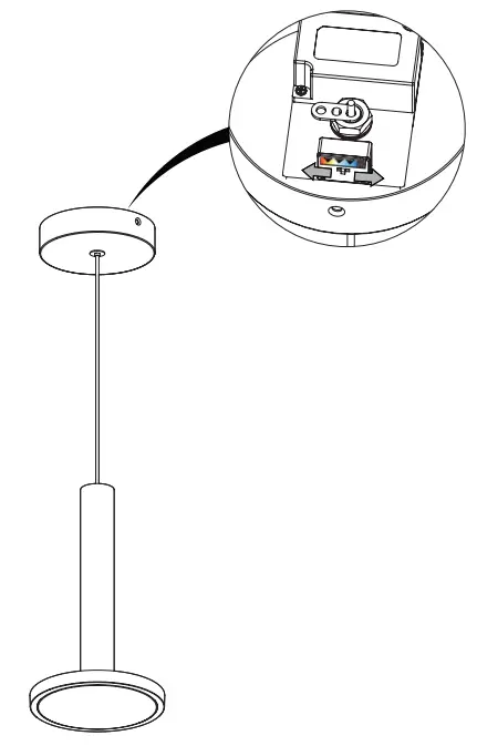 artika PDT1 ROC BLJ Romeo LED Pendant Light - Fig 10