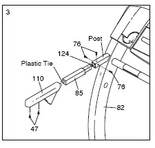 Locate the plastic tie