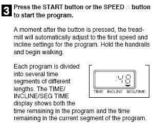 Press the START button