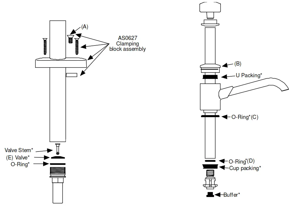 Whale GP0650 V-Pump Mk 6 Hand-Operated Galley Water Pump - Whale V Pump Mk6
