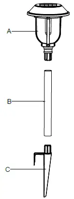 HAMPTON BAY SPP250112PK4 Solar Bronze and Warm Wood LED Path Light-1