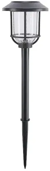 HAMPTON BAY SPP250112PK4 Solar Bronze and Warm Wood LED Path Light