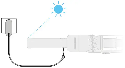 dyson Crodless Vacuum Cleaner -Charging