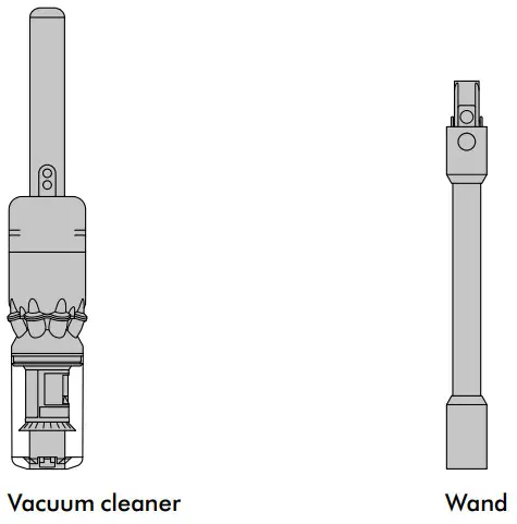 dyson Crodless Vacuum Cleaner -In the box