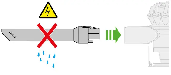 dyson Crodless Vacuum Cleaner -Washing your powered tools3