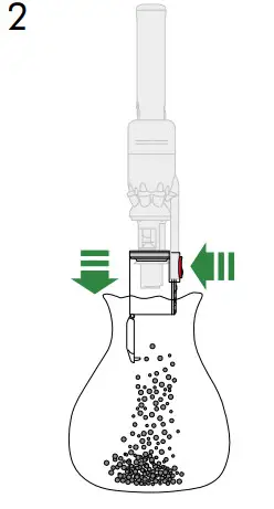 dyson Crodless Vacuum Cleaner -release button2